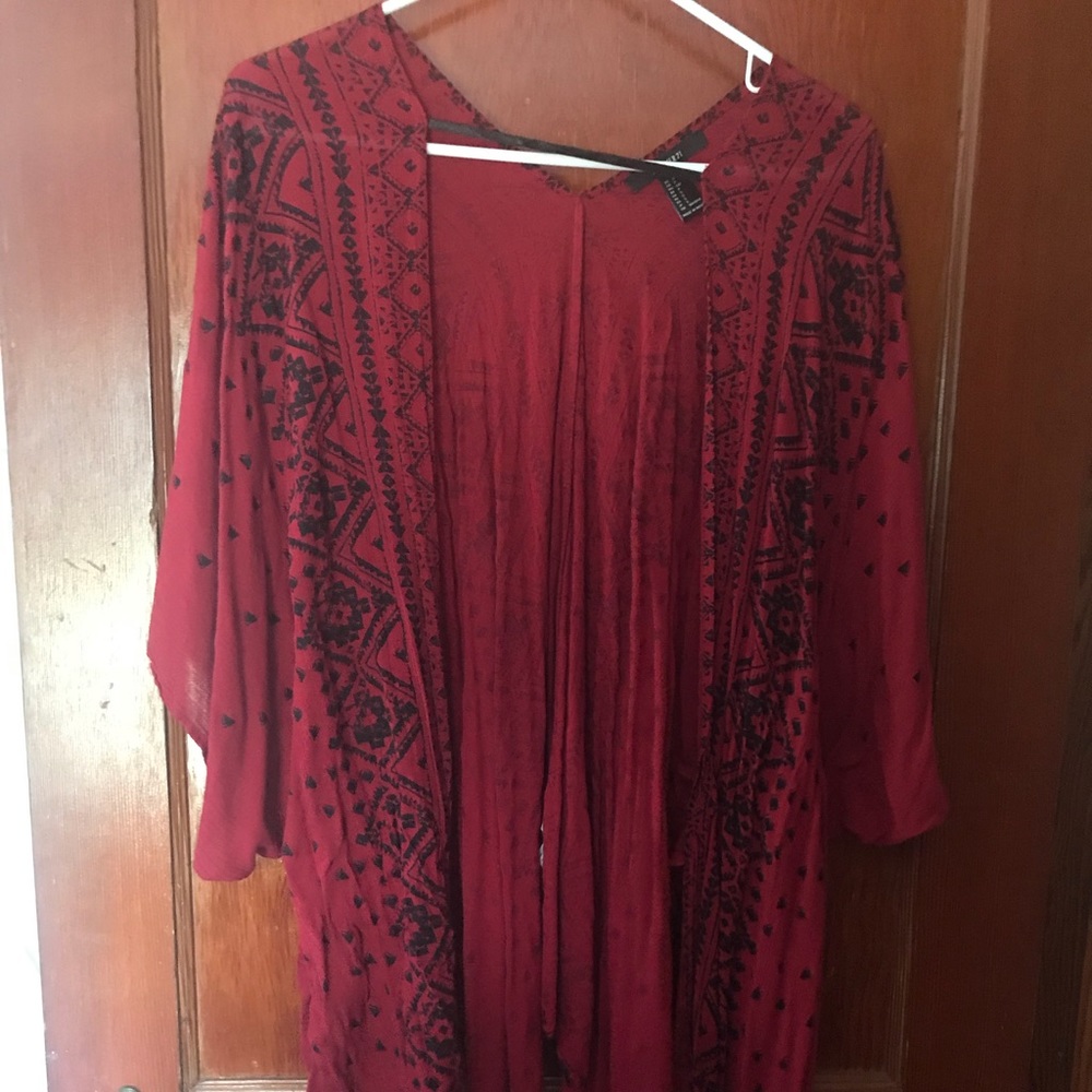 Flowy poncho